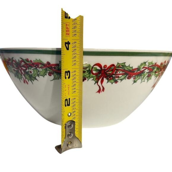 Christopher Radko Holiday Celebrations Christmas Tree 9 1/2" Veggie/Serving Bowl - Picture 8 of 8